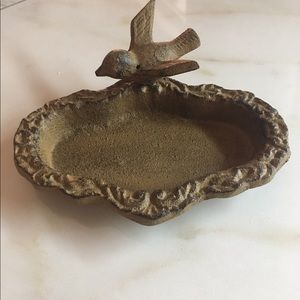 Beautiful bird jewelry holder, soap dish......